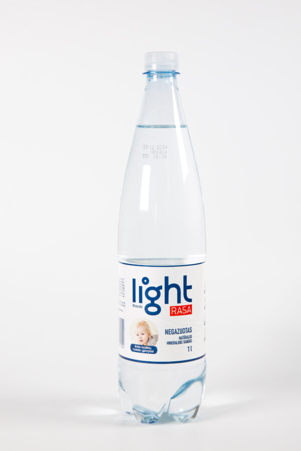 Negazuotas mineralinis vanduo "Rasa light", 1 l