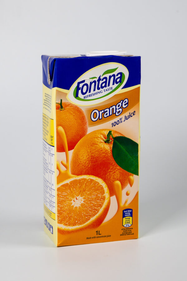 Apelsinų sultys "Fontana", 1 l