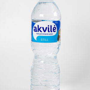 Negazuotas mineralinis vanduo "Akvilė", 1,5 l
