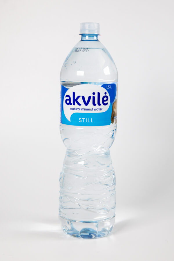 Negazuotas mineralinis vanduo "Akvilė", 1,5 l