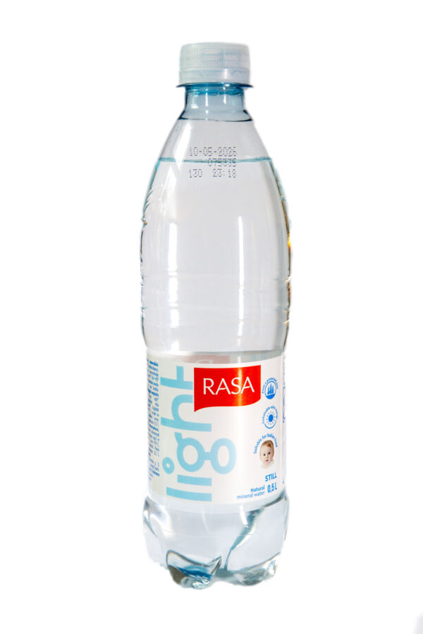 Mineralinis negazuotas vanduo "Rasa light" , 0,5l